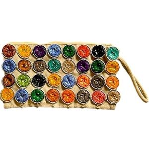 Handmade Clutch Wristlet Made of Recycled Nespresso Pods